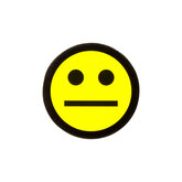 Scrum Smiley 2,5 cm Geel