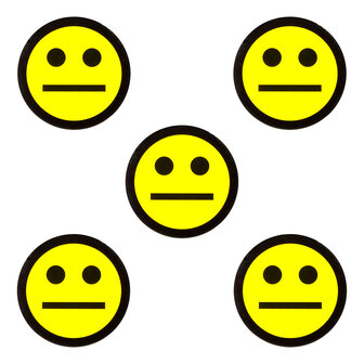 Scrum Smiley Magneten Geel 2,5 cm