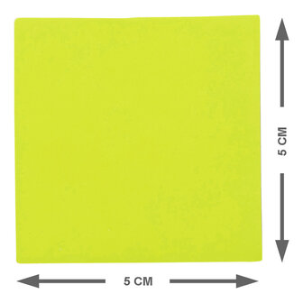 Vierkant 5 cm Magneten Groen
