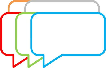 Whiteboard Magneten tekstballon