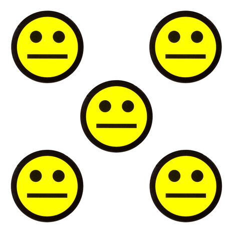 Scrum Smiley Magneten Geel 2,5 cm