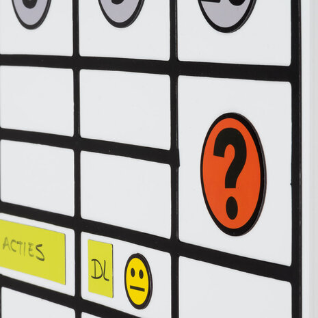 Whiteboard Smiley magneet Geel 2,5 cm
