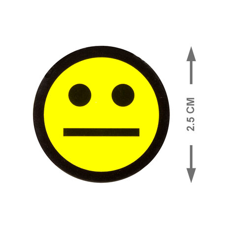 Scrum Smiley Magneet 2,5 cm Maat