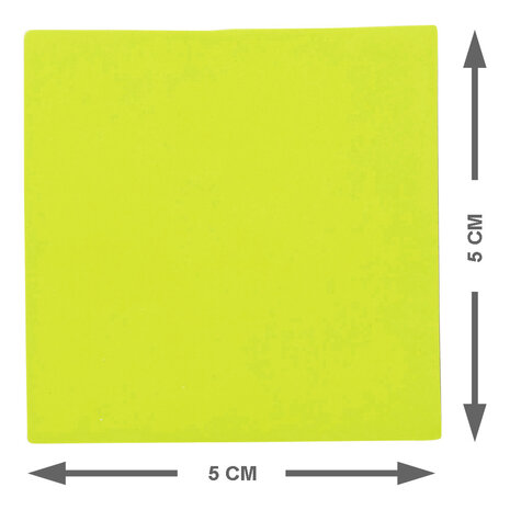 Vierkant 5 cm Magneten Groen