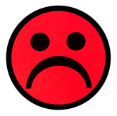 Smiley Magnets Red - 5 cm - 5 Pieces