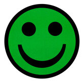 Smiley Magnets Green 5 cm - 5 Pieces
