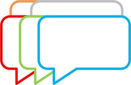 Dry Erase Text Balloon Magnets - 15 x 13 cm - 5 Pieces