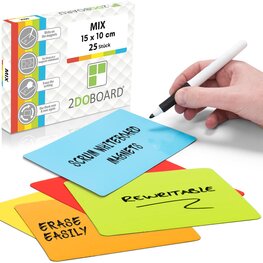 Dry Erase Magnets - 15 x 10 cm - 25 Pieces