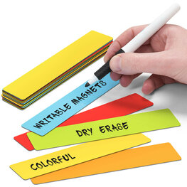 Dry Erase Magnets Beam Shape - 15 x 2,5 cm - 25 Pieces